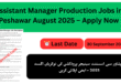 Assistant Manager Production Jobs in Peshawar August 2025 – Apply Now