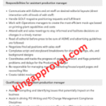 Assistant Manager Production Jobs in Peshawar August 2025 – Apply Now