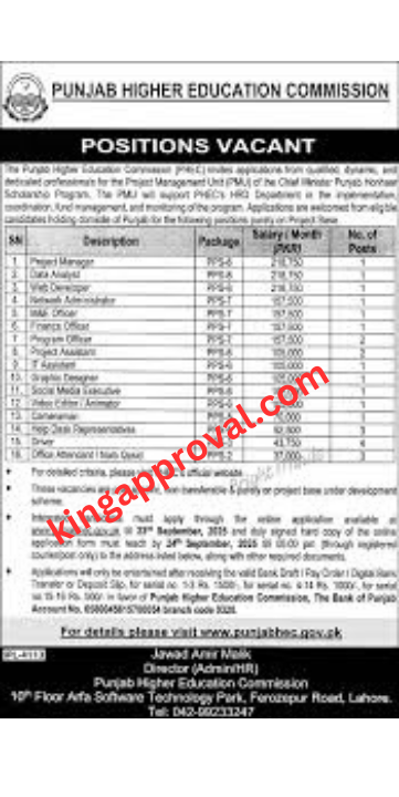 Higher Education Commission (HEC) Jobs 2025 – Apply Online