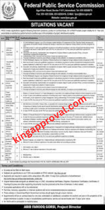 Latest FPSC Jobs September 2025 – Apply Online